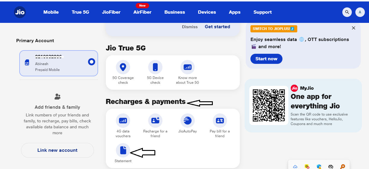jio Number Call Details check kre