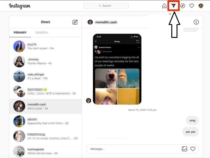 instagram massage