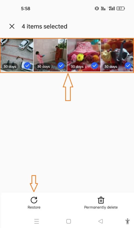 Delete Hui Photo Ya Video ko vapis paye