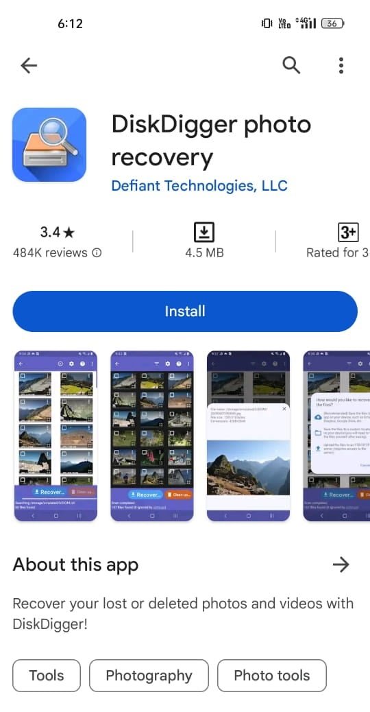 Delete Hui Photo Ya Video recover App download