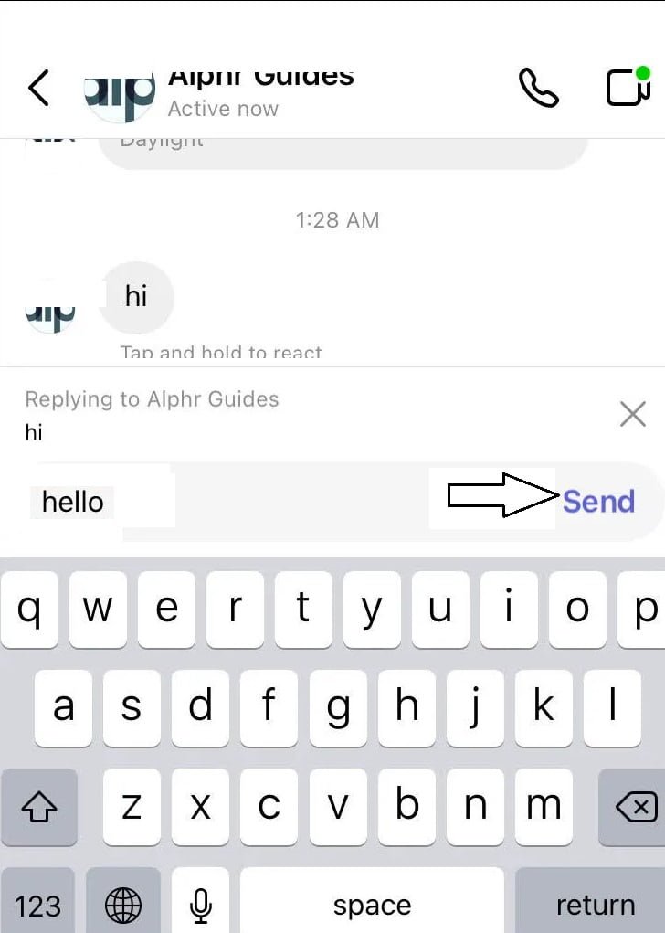 delete instagram massage 