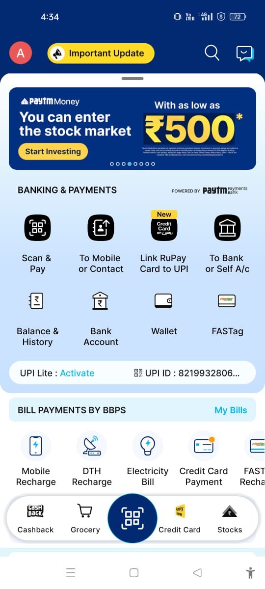 Paytm KYC Online