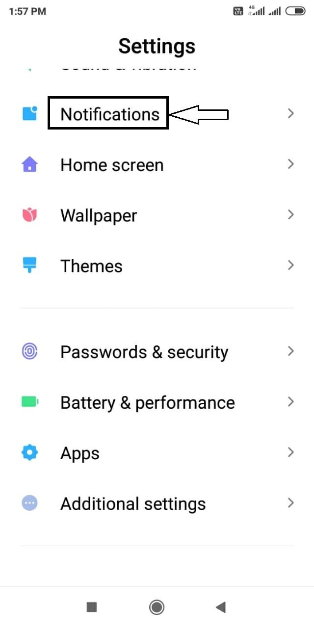 mobile phone me Notification Band kaise Kre