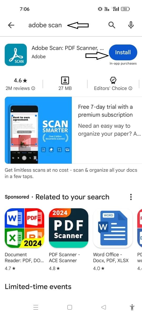 Phone main Document Scan kre