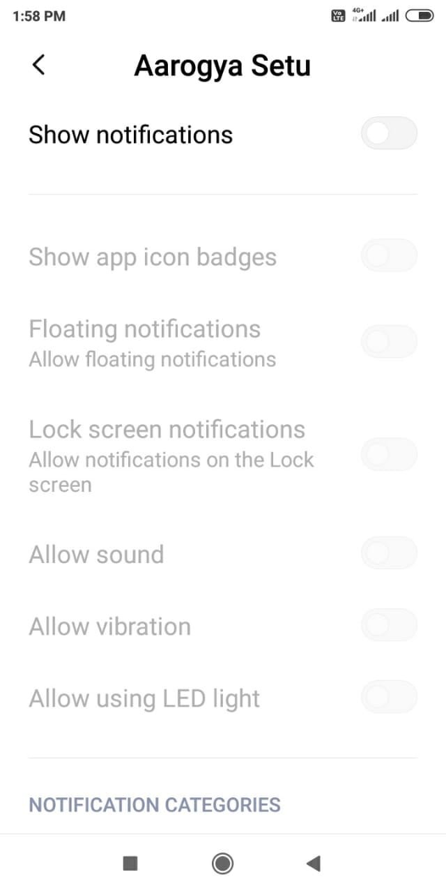 Mobile me faltu Notification Band Kre
