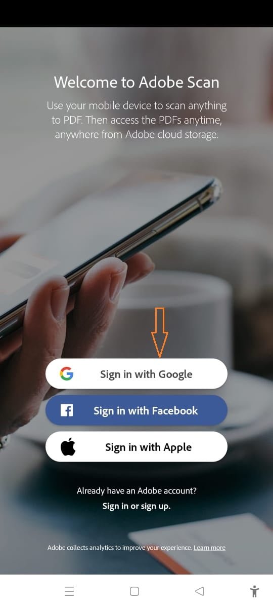 Phone main Document Scan 