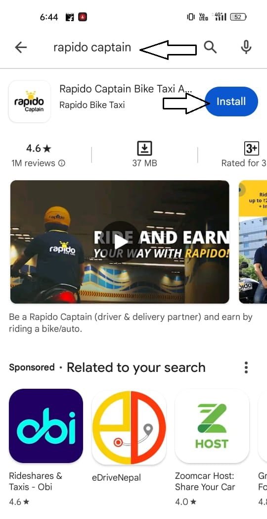 Rapido App