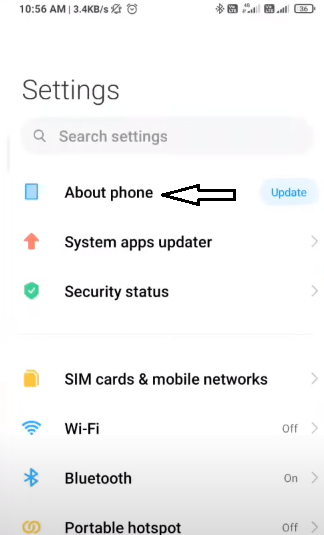 phone update kre