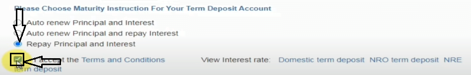 SBI fd online