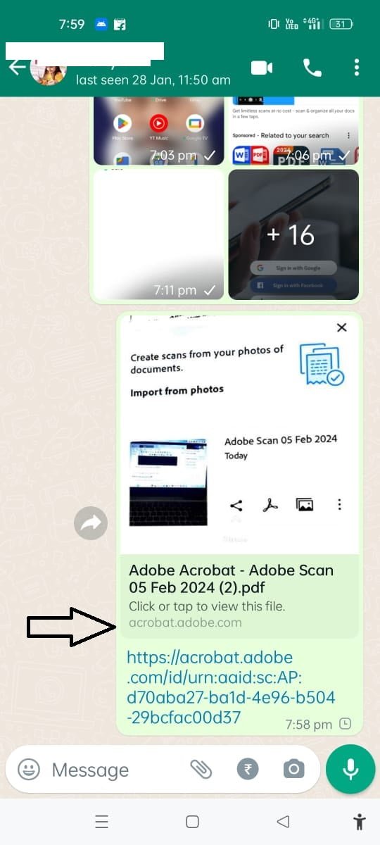 Document Scan krke send kre