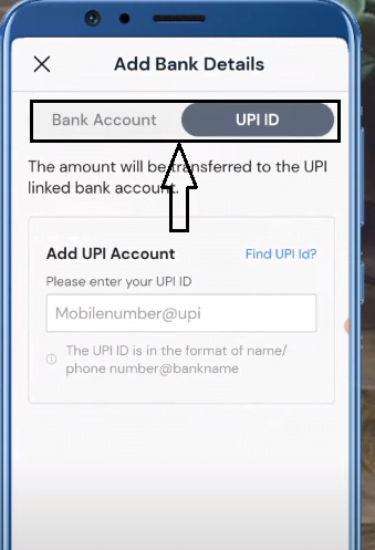 rapido bank details