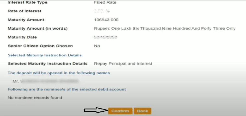 SBI online fd kare