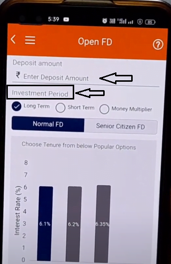 icici fd amount