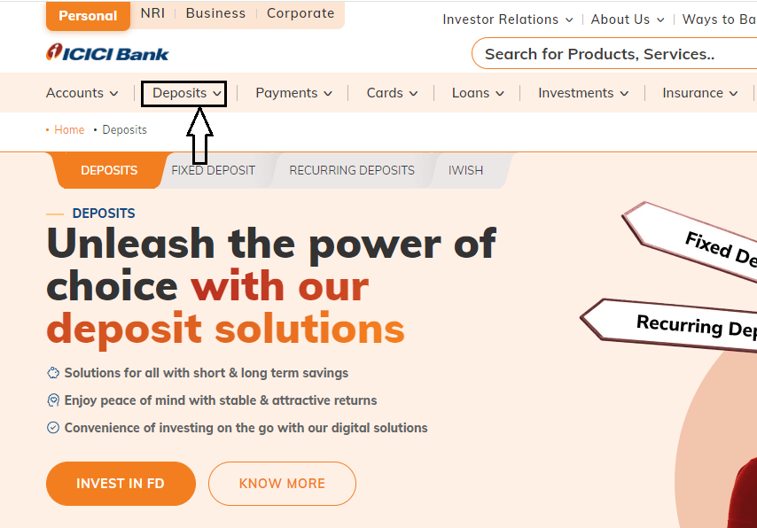 icici fd