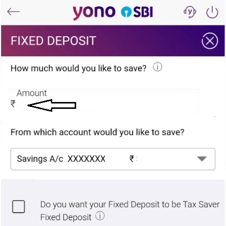 sbi amount