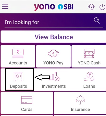 sbi fixed