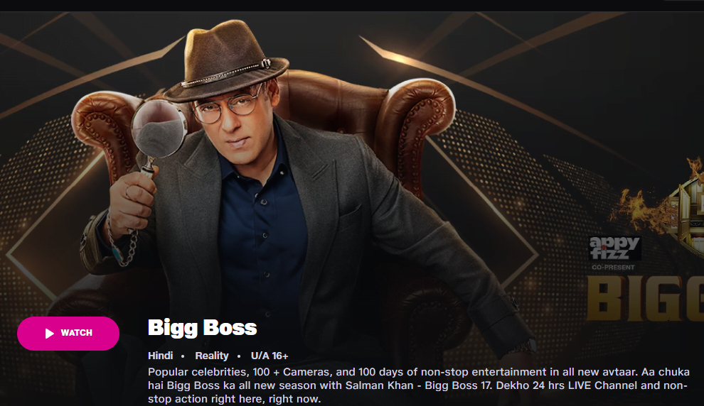 bigg boss app