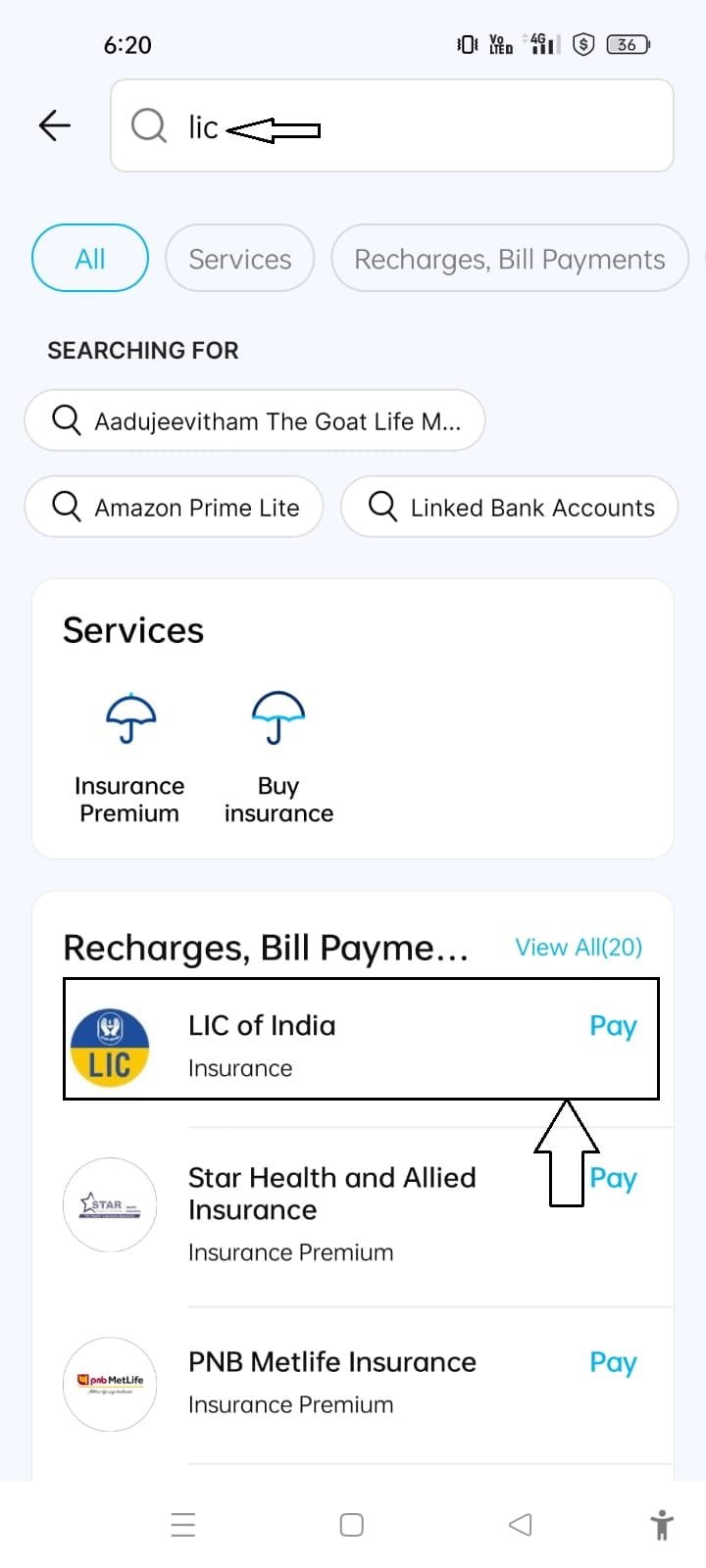 Paytm lic india