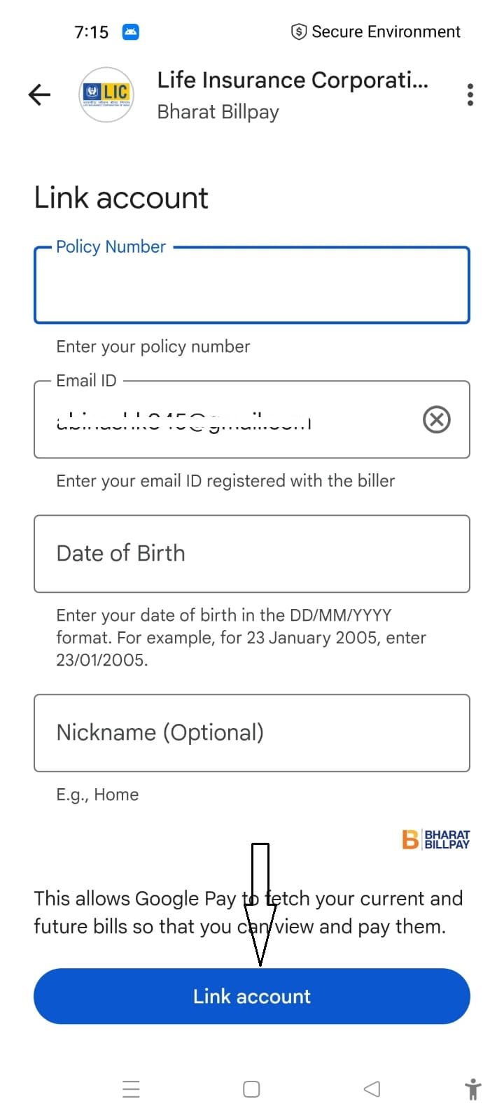 google pay payment