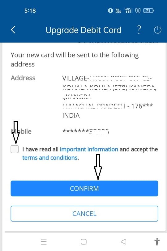 hdfc app debit card apply online