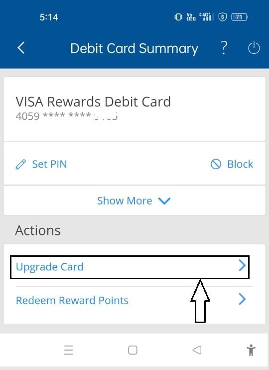 hdfc app debit card upgrade