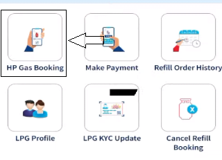hp gas booking online