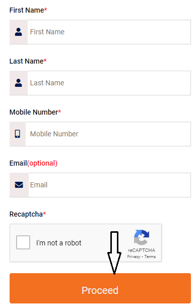 indane registration form