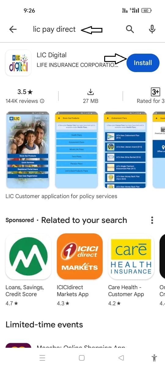lic app download