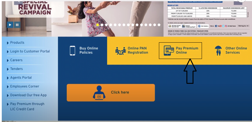 lic pay Premium