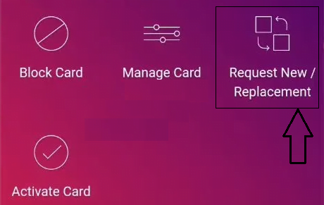 sbi request new replacement
