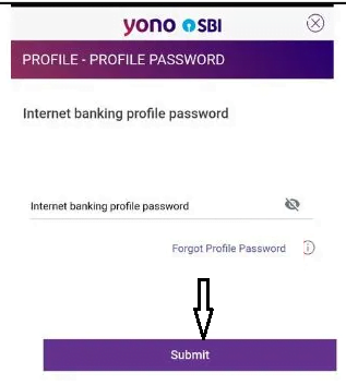 yono app password