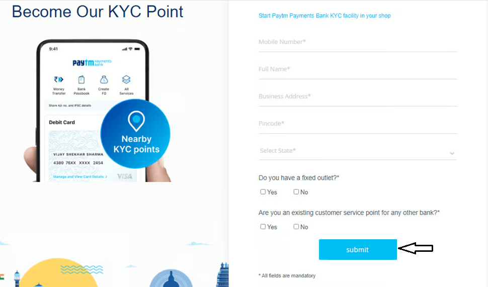 Paytm Agent Registration