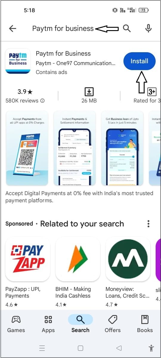 Paytm for Business App