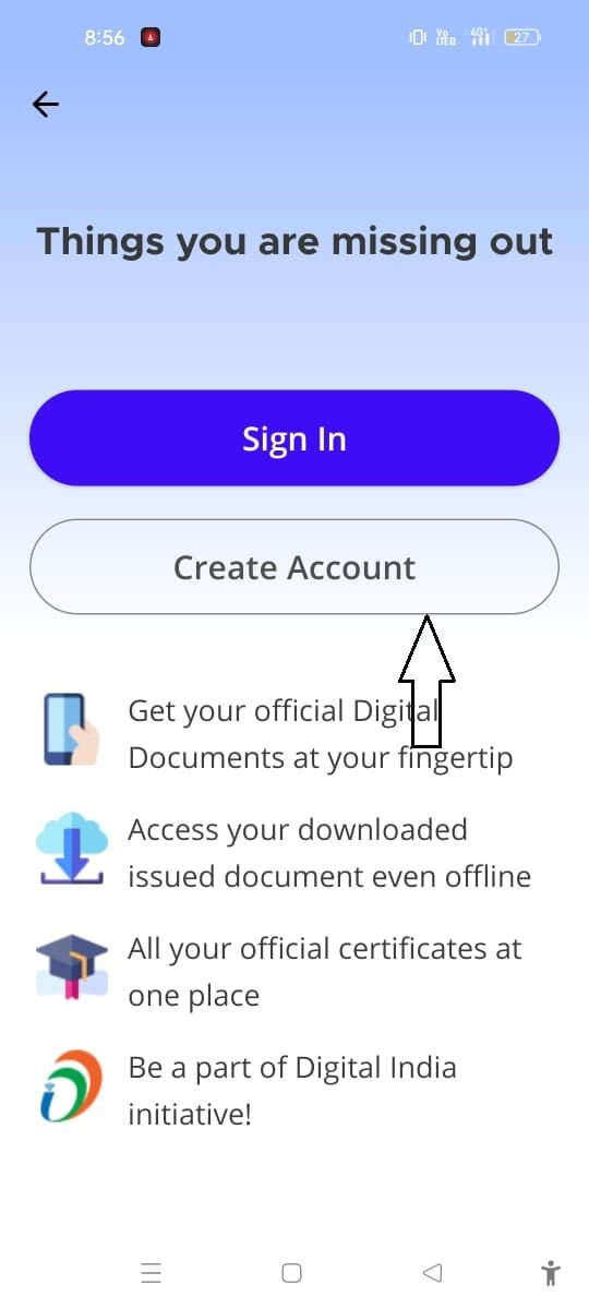 digilocker create account