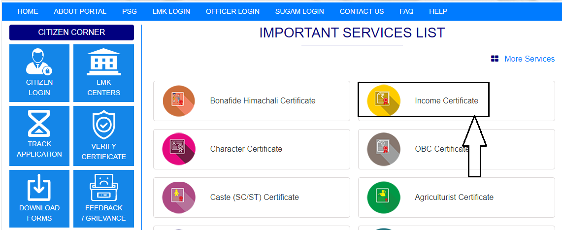 income certificate download