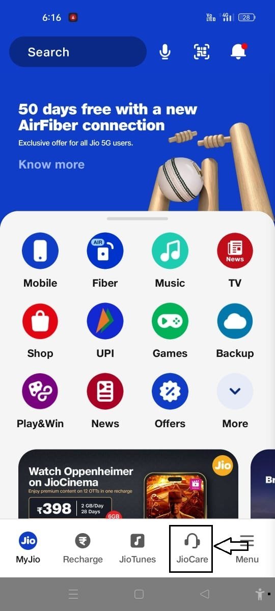 jio account