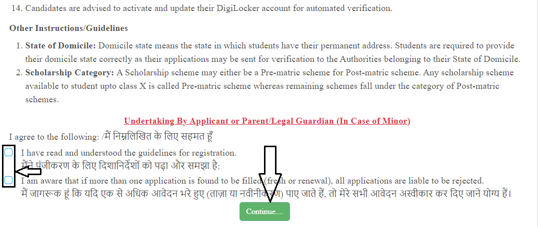 scholarship form