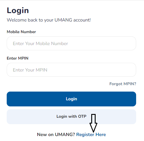 umang registration