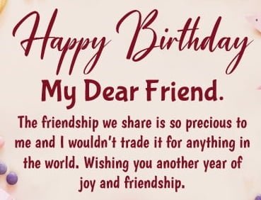 Birthday wish in English