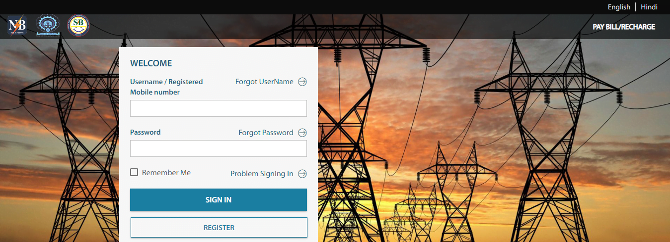 Bihar Bijli Smart Meter site