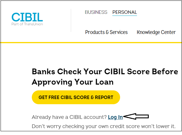 CIBIL Score Login
