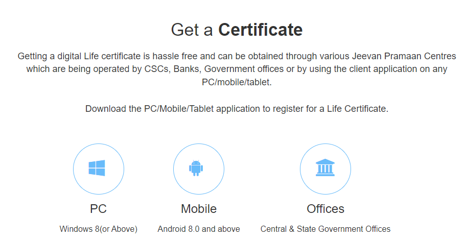 Jeevan Prmaan Patra Get a Certificate