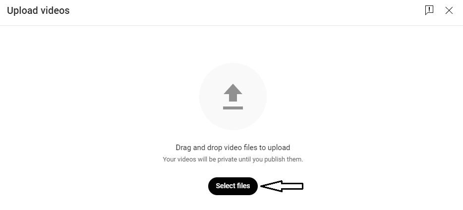 YouTube Channel upload Video