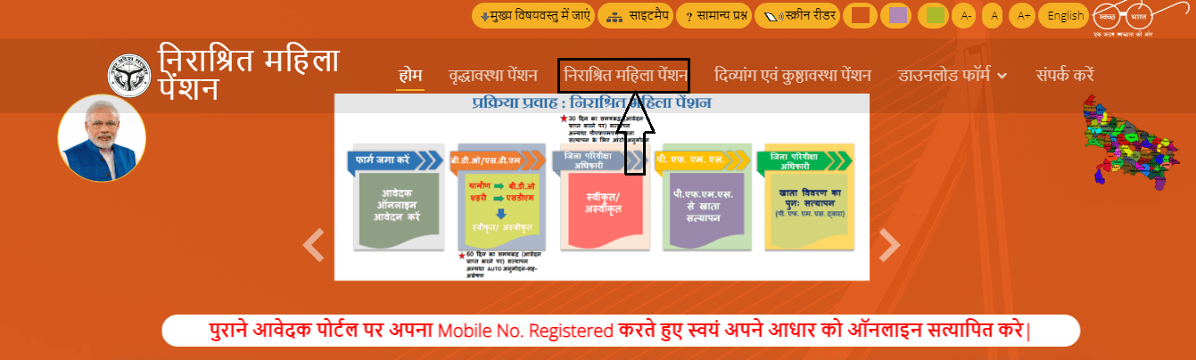 Vidhwa Pension List