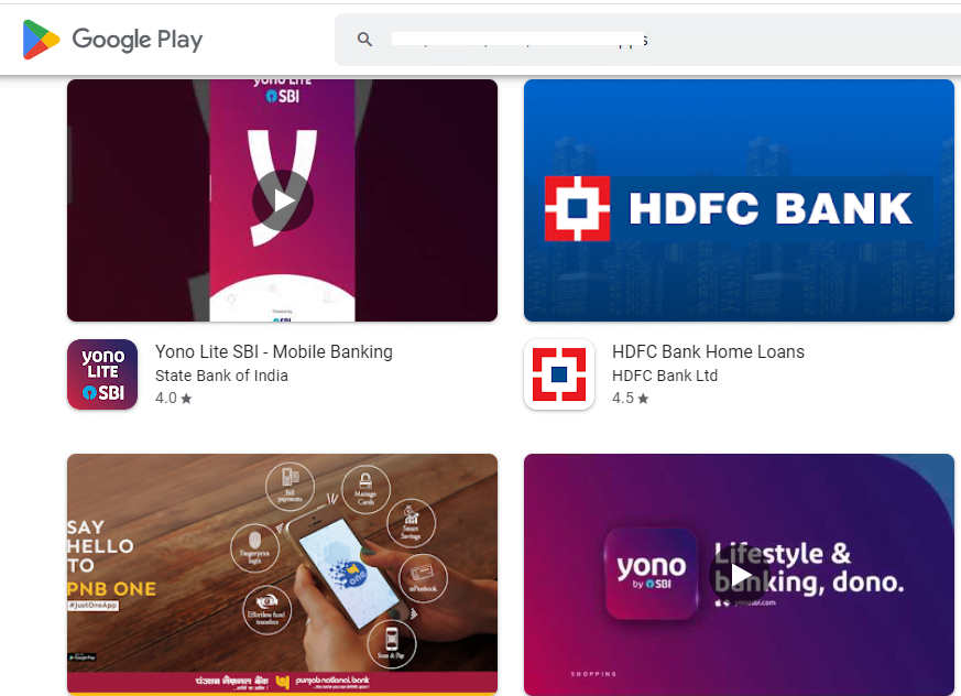 bank app