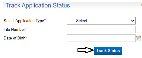 Tatkaal Passport Status form