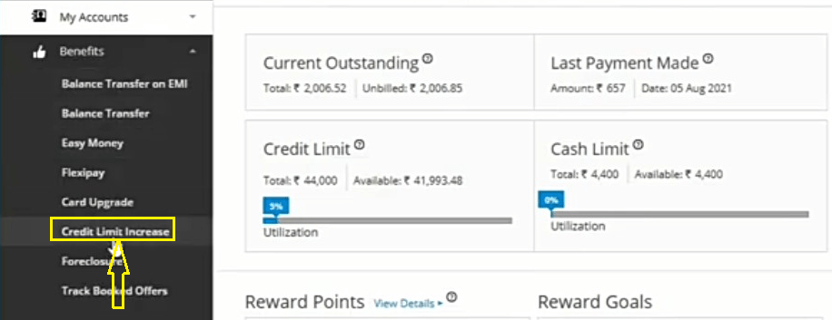 SBI Credit Card Limit kaise Badhaye
