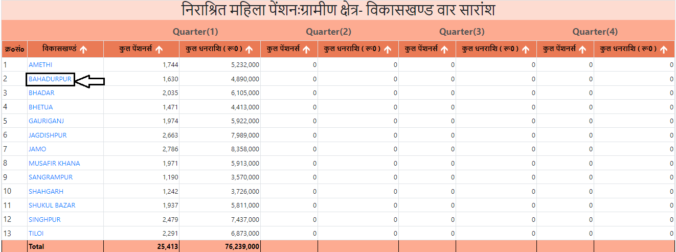 Vidhwa Pension List Check