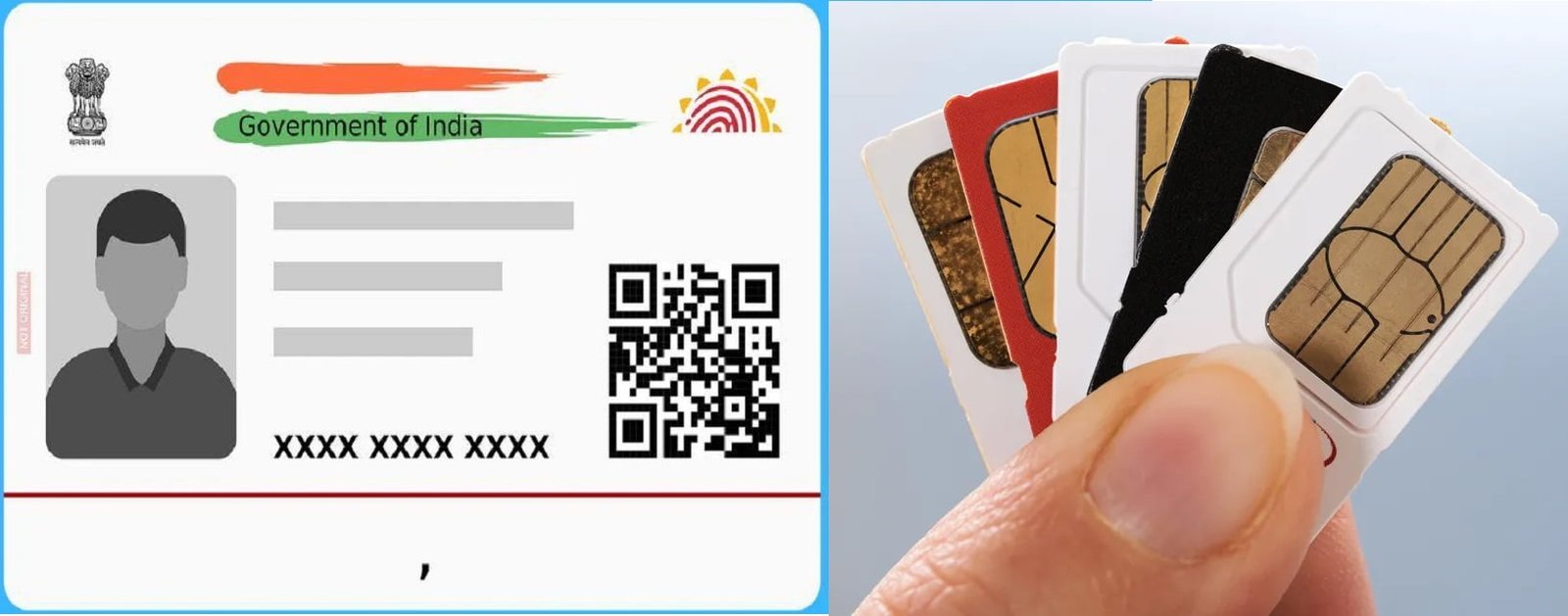 Aadhaar Card se kitne sim chalu hain