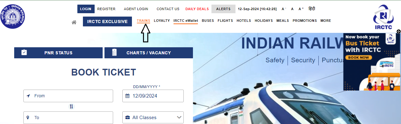 Railway Confirm Ticket Check Online